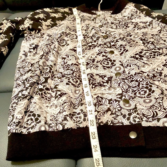 Free People Floral Print Bomber Jacket - Picture 5 of 8